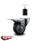 Service Caster 3'' Thermoplastic Rubber Swivel 1-1/2'' Expanding Stem Caster Total Lock Brake SCC-EXTTL20S314-TPRB-112 - alternate 2